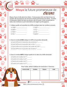 Maya, la future promeneuse de chiens