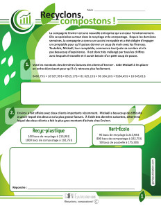 Recyclons, compostons