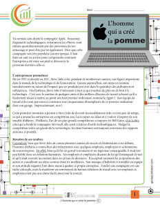 L'homme qui a créé la pomme