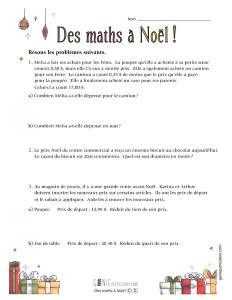 Des maths à Noël