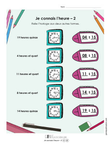 Je connais l'heure – 2
