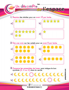 Un décompte de l'espace