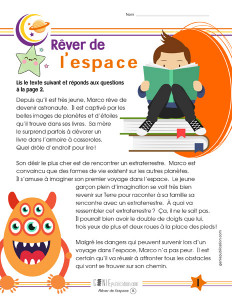 Rêver de l'espace