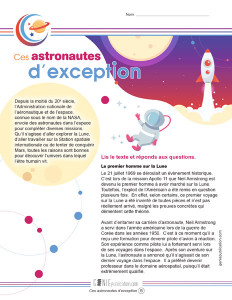 Ces astronautes d'exception