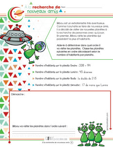 À la recherche de nouveaux amis