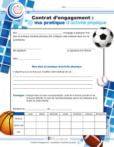 Ma pratique d'activité physique