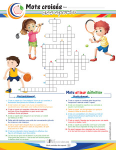 Mots croisés des sports