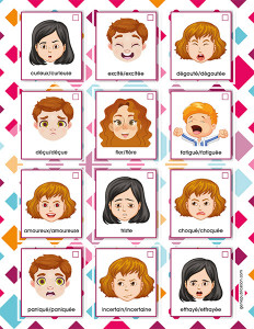 Affiches des émotions