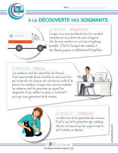 À la découverte des soignants