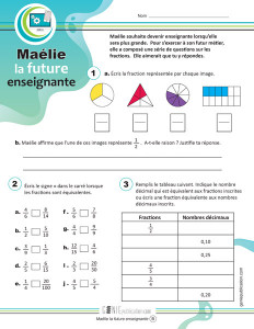 Maélie la future enseignante