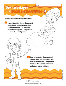 Des coloriages d'Halloween – 2