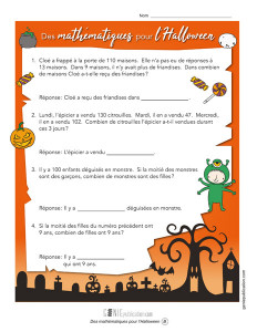 Des mathématiques pour l'Halloween