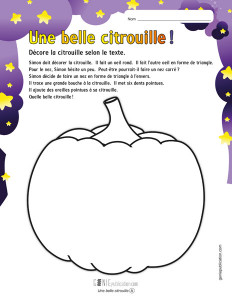 Une belle citrouille