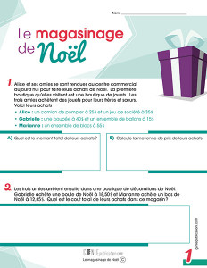Le magasinage de Noël