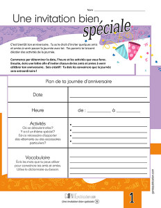 Une invitation bien spéciale