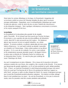 Le Groenland, un territoire convoité