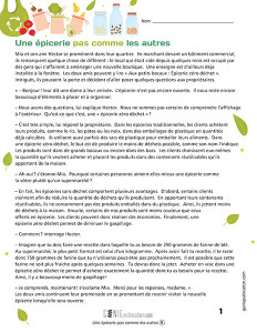 Une épicerie pas comme les autres