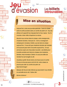 Jeu d'évasion – Les billets introuvables