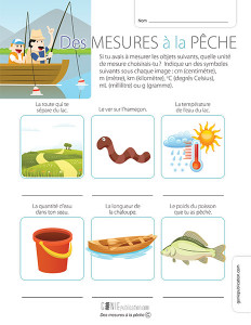 Des mesures à la pêche