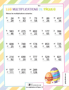 Les multiplications de Pâques