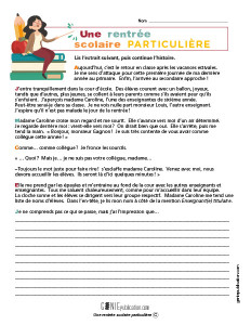 Une rentrée scolaire particulière