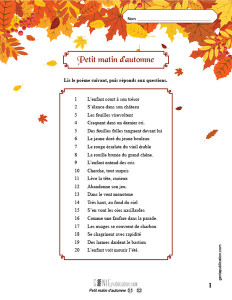 Petit matin d'automne