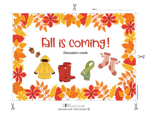Discussion Cards – Fall is Coming!