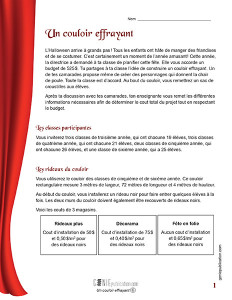 Un couloir effrayant