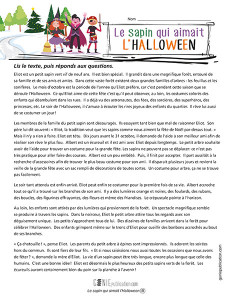 Le sapin qui aimait l’Halloween