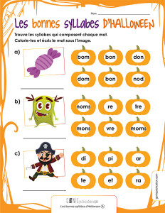 Les bonnes syllabes d'Halloween