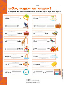 « G », « gu » ou « ge » ?