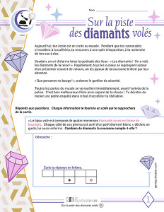 Sur la piste des diamants volés