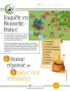 Enquête en Nouvelle-France