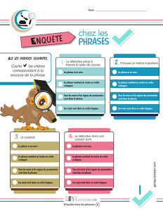 Enquête chez les phrases
