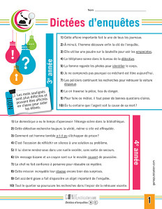 Dictées d'enquêtes