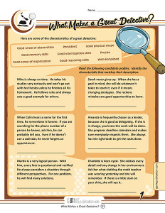 What Makes a Great Detective?
