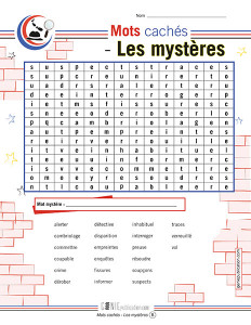 Mots cachés – Les mystères