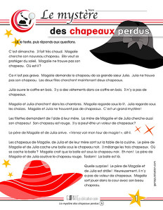 Le mystère des chapeaux perdus