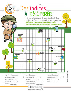 Des indices à récupérer