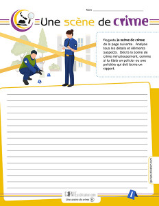 Une scène de crime