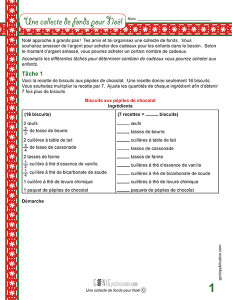 Une collecte de fonds pour Noël