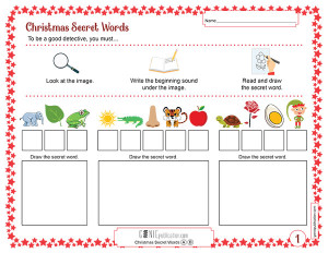 Christmas Secret Words