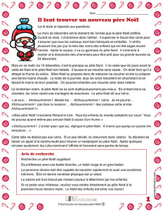 Il faut trouver un nouveau père Noël