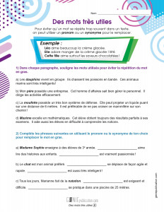 Des mots très utiles