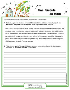 Une tempête de mots