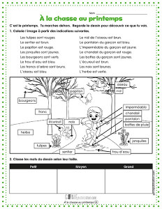 À la chasse au printemps