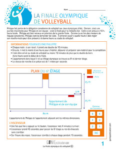 La finale olympique de volleyball
