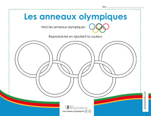 Les anneaux olympiques