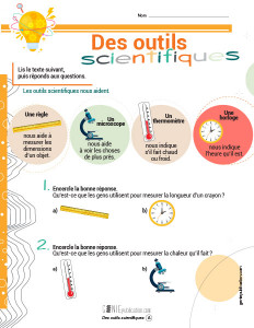 Des outils scientifiques