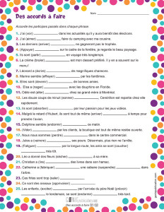 Des accords à faire